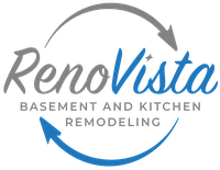 RenoVista-Basement and Kitchen Remodeling Logo
